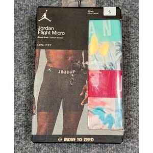NEW Jordan Flight Micro Dri-Fit Boxer Briefs 2 Pack Mens Small 28-30 Blue Pink